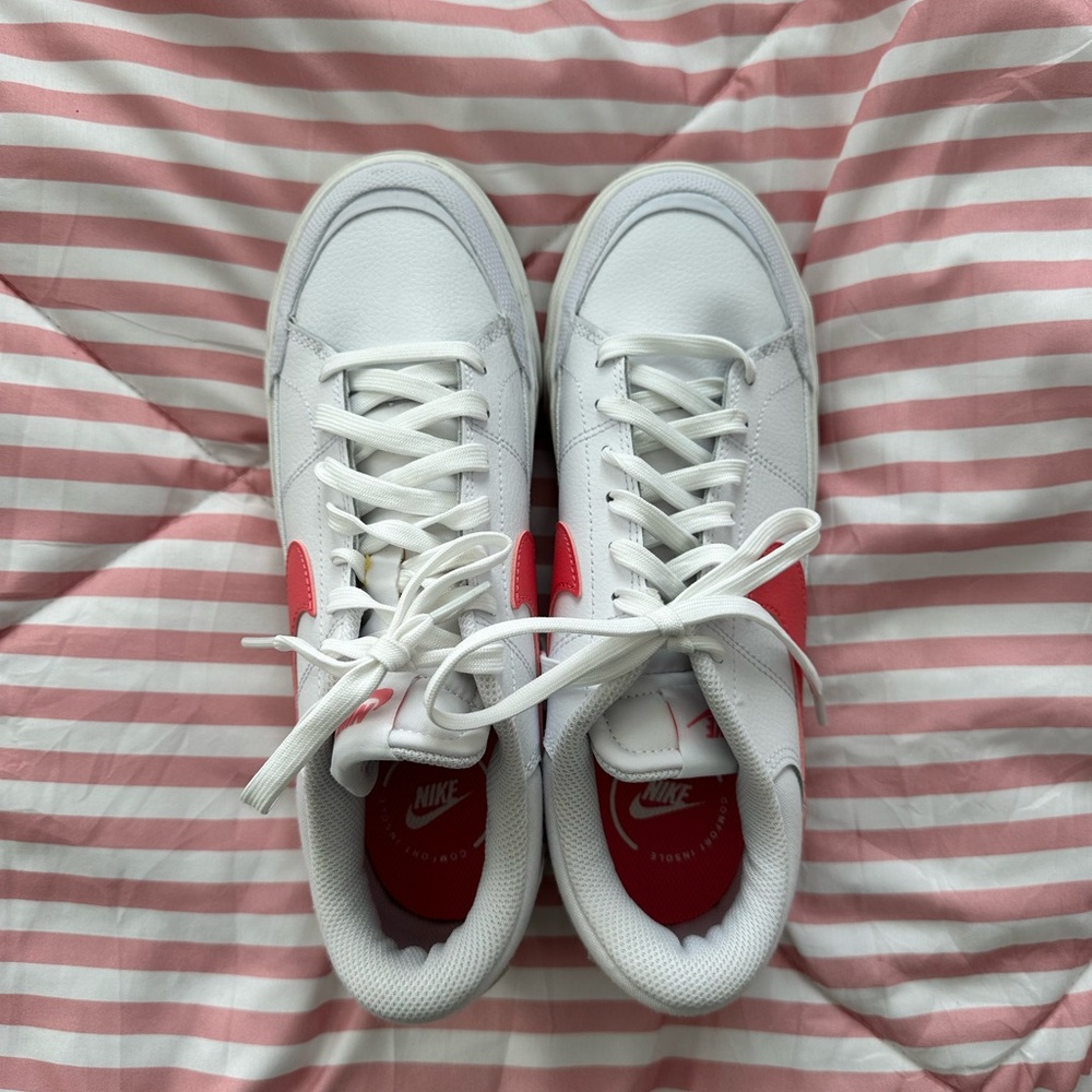 Nike Pink and White Casual Sneakers
